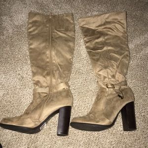 high heeled boots